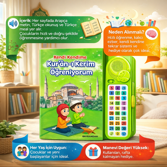 Sesli İslami Ögretici Cihaz Kitaplı