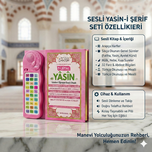 Sesli İslami Ögretici Cihaz Kitaplı  YASİN